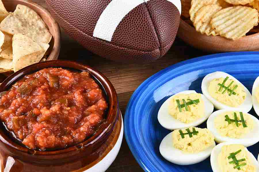 Football themed snacks