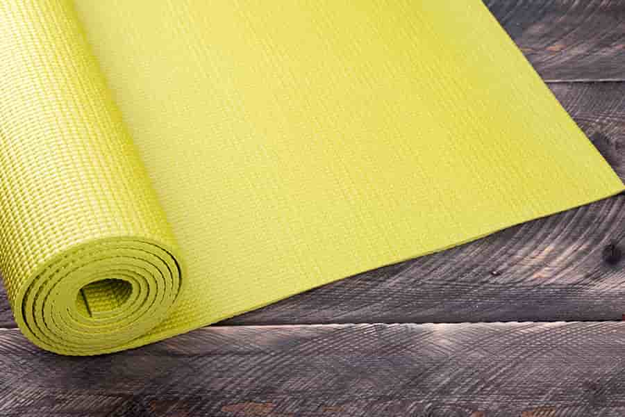 A yoga mat