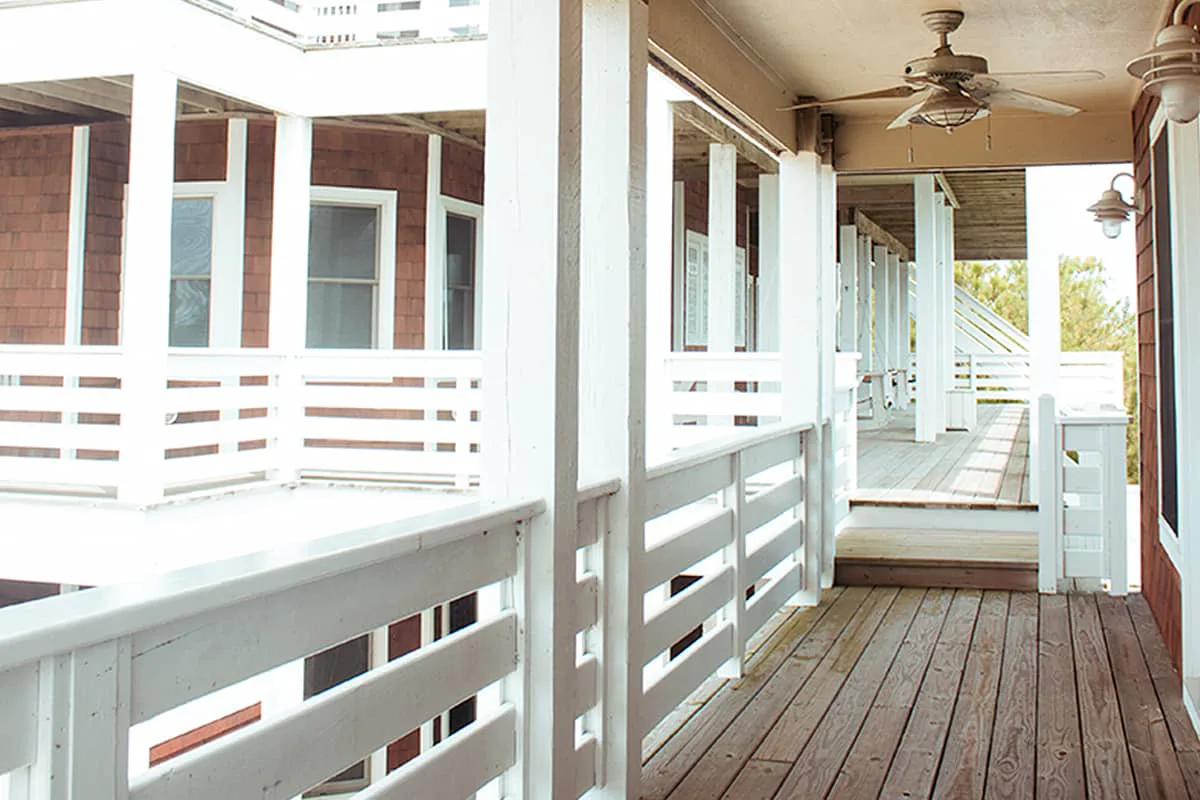 The Outer Banks house porch